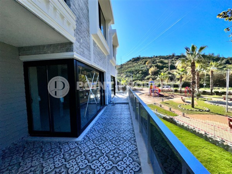 Двойная вилла с площадью 150 м2 и двумя этажами с выходом на крышу, район Каргыджак-id-4751-фото-18