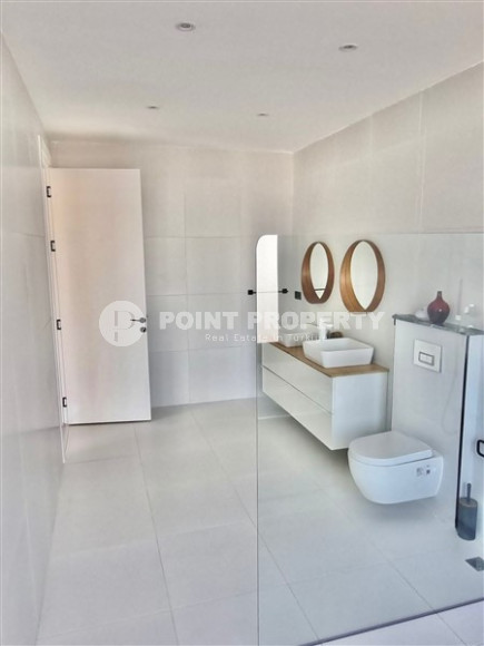 Вилла 3+1 с роскошным панорамным видом на море в престижном спокойном районе Аланьи - Каргыджак-id-4753-фото-5