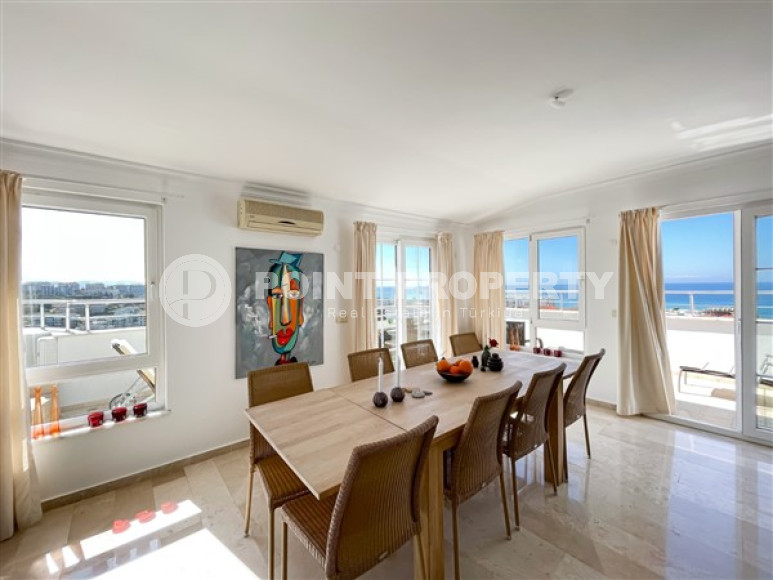 Stylish panoramic duplex on the 9th floor with an attic, 600 meters from the beach and promenade in the center of Tosmur-id-4756-photo-2