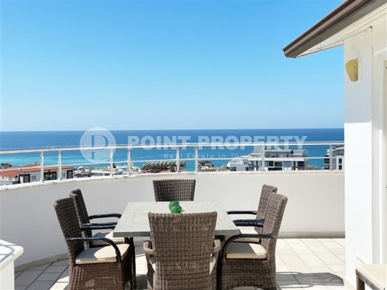 Stylish panoramic duplex on the 9th floor with an attic, 600 meters from the beach and promenade in the center of Tosmur-id-4756-photo-15