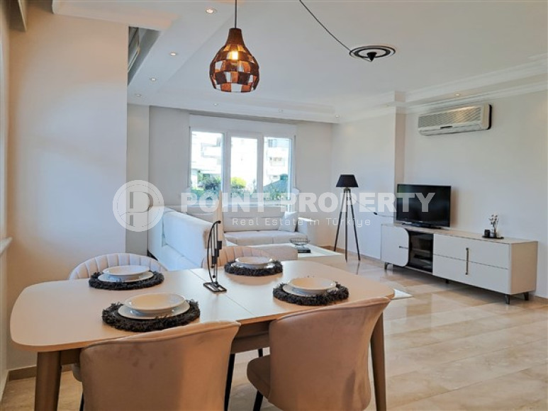 Светлые апартаменты 125 м2 с просторной гостиной и двумя ванными комнатами, район Тосмур-id-4760-фото-2