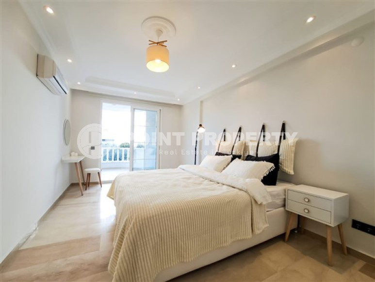 Светлые апартаменты 125 м2 с просторной гостиной и двумя ванными комнатами, район Тосмур-id-4760-фото-7