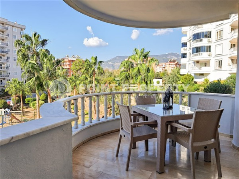 Светлые апартаменты 125 м2 с просторной гостиной и двумя ванными комнатами, район Тосмур-id-4760-фото-12