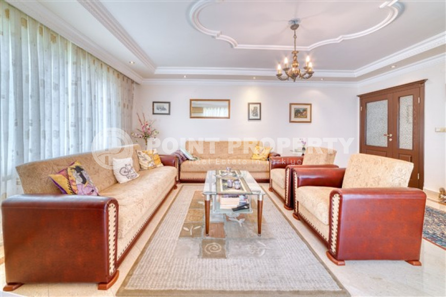 Светлые просторные апартаменты 2+1 в 650 метрах от пляжа и набережной в центре Аланьи-id-4778-фото-3