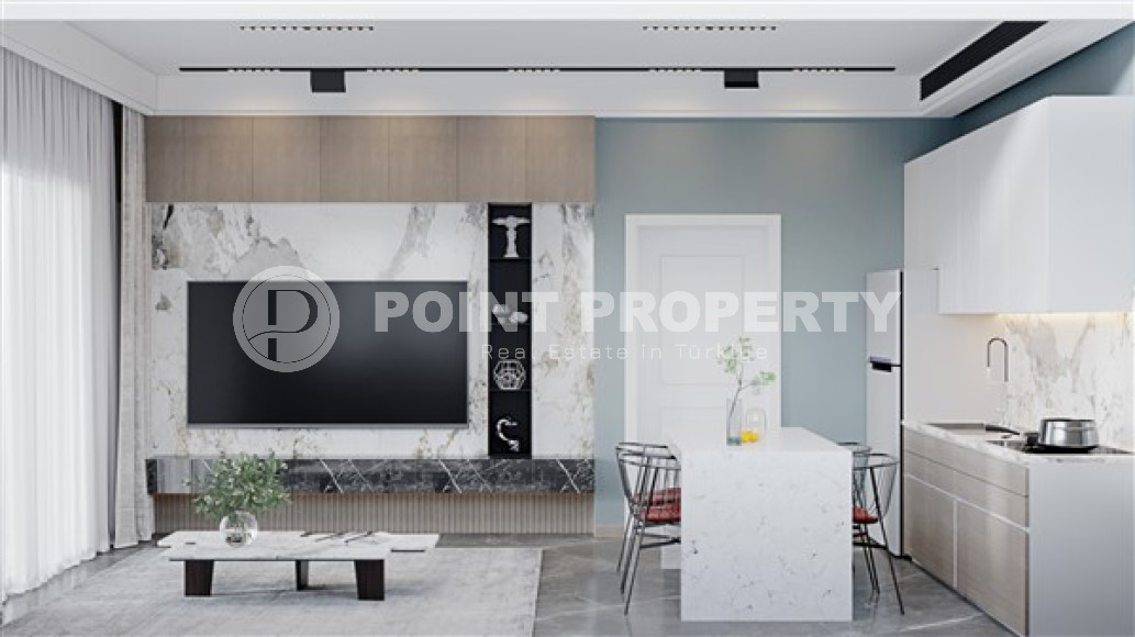 Apartment on the 5th floor in a residence under construction within walking distance from the beach and the center of Mahmutlar Description:-id-4792-photo-2