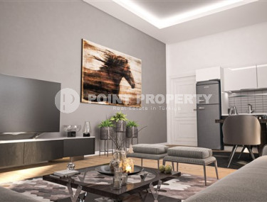 Компактная квартира в резиденции на финальной стадии строительства в спокойном благоустроенном районе Аланьи - Авсаллар-id-4795-фото-2