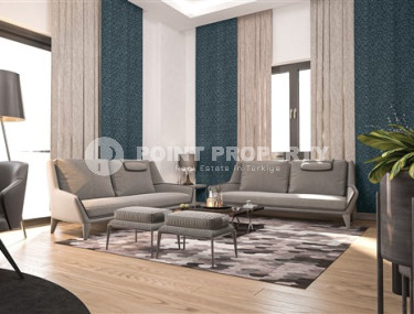 Компактная квартира в резиденции на финальной стадии строительства в спокойном благоустроенном районе Аланьи - Авсаллар-id-4795-фото-3