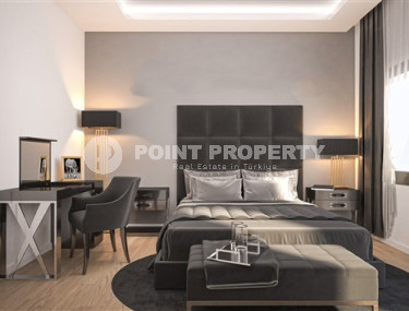 Компактная квартира в резиденции на финальной стадии строительства в спокойном благоустроенном районе Аланьи - Авсаллар-id-4795-фото-5