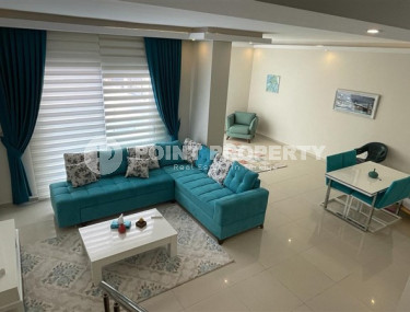 Двухуровневые апартаменты класса люкс в жилом комплексе отельного типа, планировкой 2+1, в 500 метрах от моря, район Кестель-id-4798-фото-2