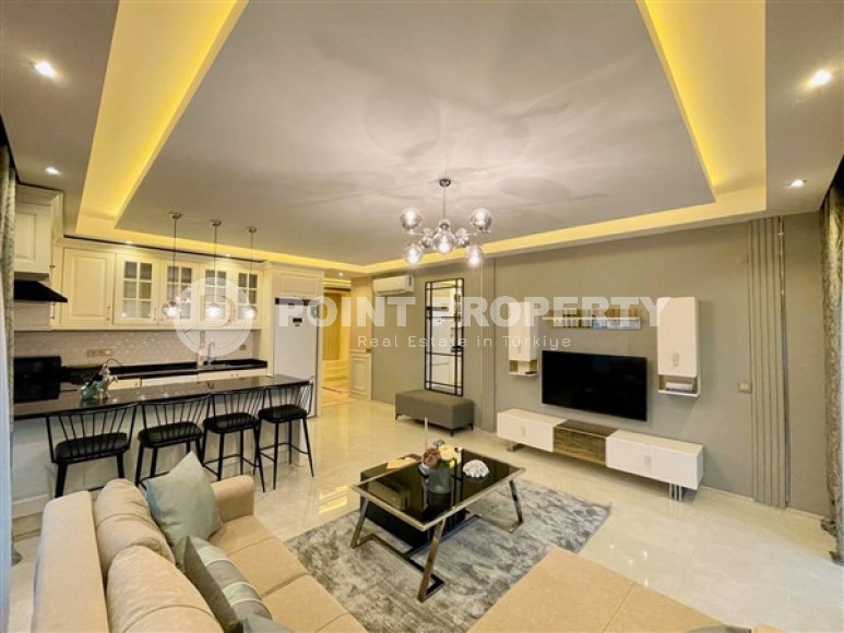 Апартаменты премиум класса с дизайнерским ремонтом, планировкой 2+1, в 250м до пляжа, район Каргыджак-id-4800-фото-2