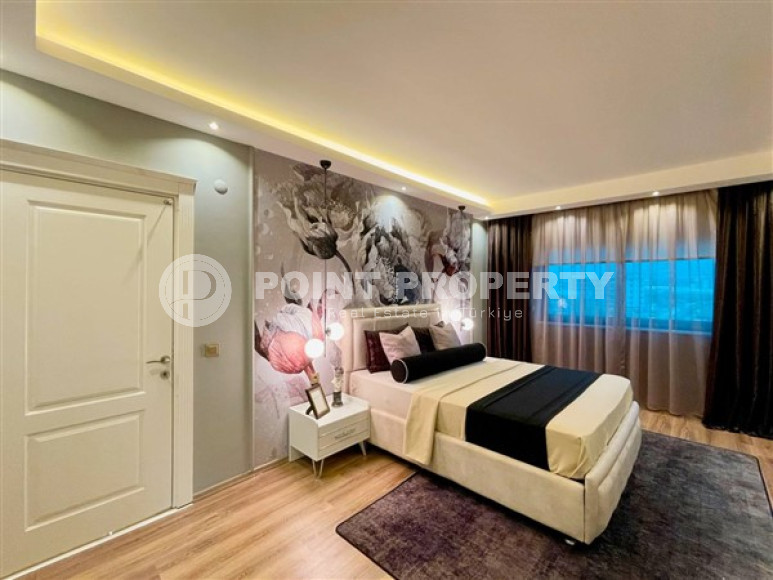 Апартаменты премиум класса с дизайнерским ремонтом, планировкой 2+1, в 250м до пляжа, район Каргыджак-id-4800-фото-7