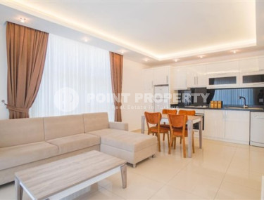 Классическая двухкомнатная квартира в 200 метрах от пляжа Клеопатры, центр Аланьи-id-4807-фото-3