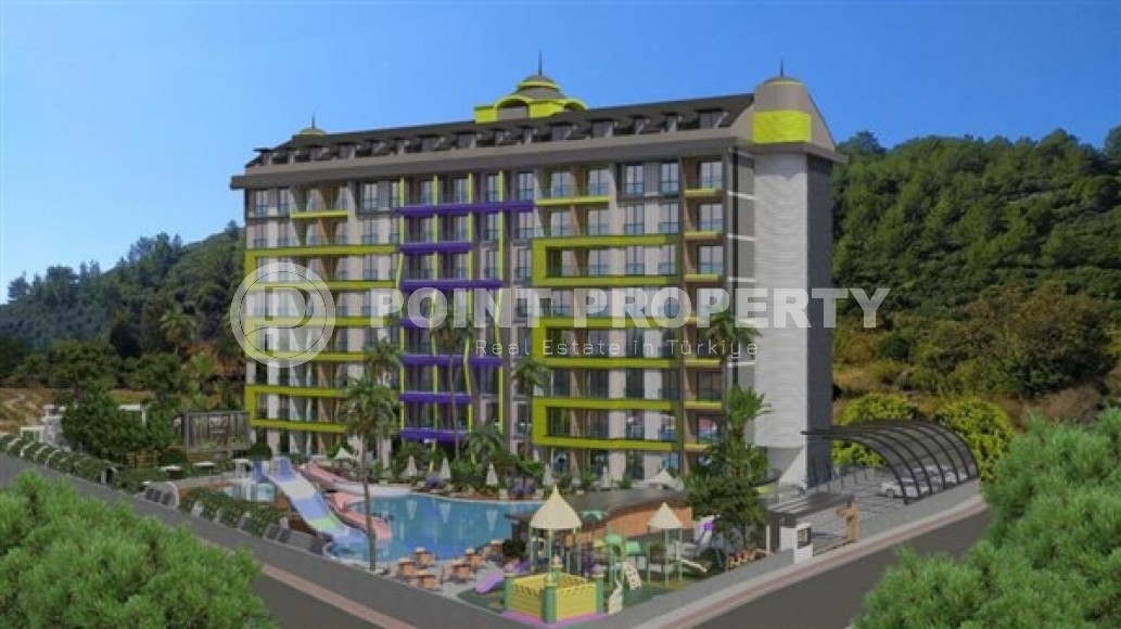 Two-room apartment in a residence under construction with a completion date of December 2023, Gazipasa-id-4809-photo-1