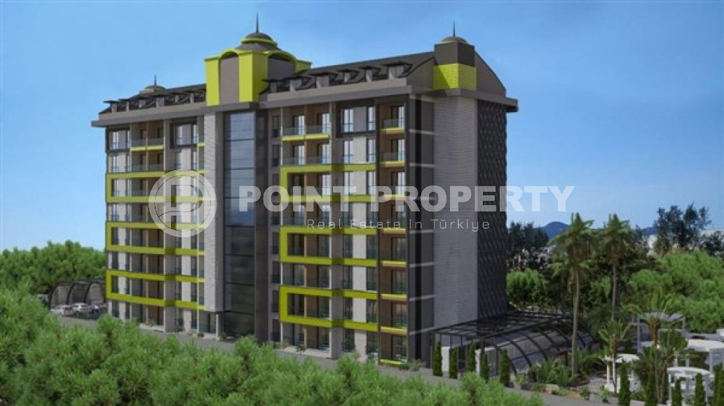 Two-room apartment in a residence under construction with a completion date of December 2023, Gazipasa-id-4809-photo-2