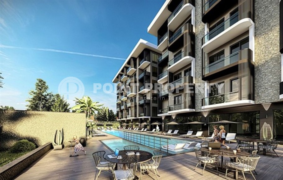 Небольшая квартира 1+1 в резиденции на этапе строительства в 200 метрах от пляжа и набережной-id-4812-фото-2