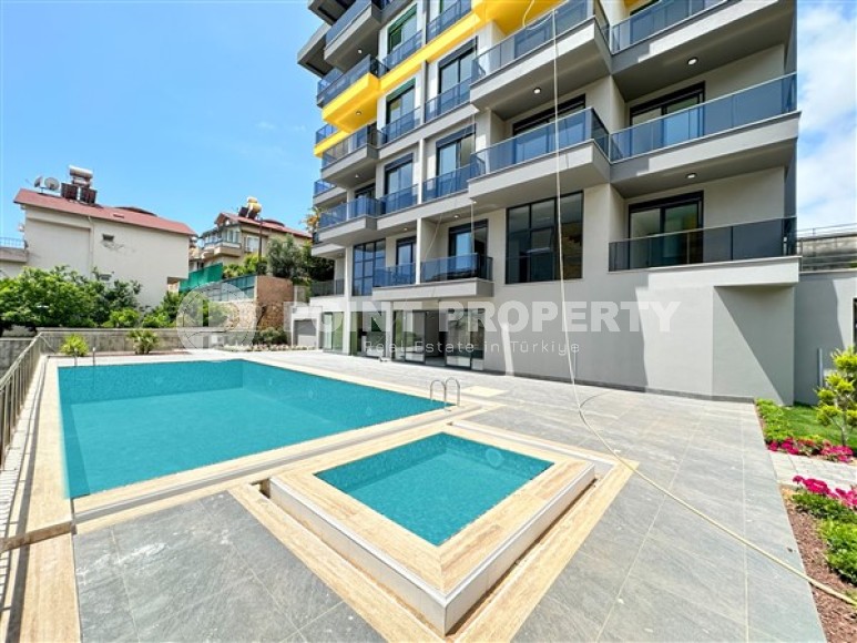 Небольшая квартира с планировкой 1+1 в жилом комплексе 2022 года постройки, район Аланьи- Кестель.-id-4825-фото-9