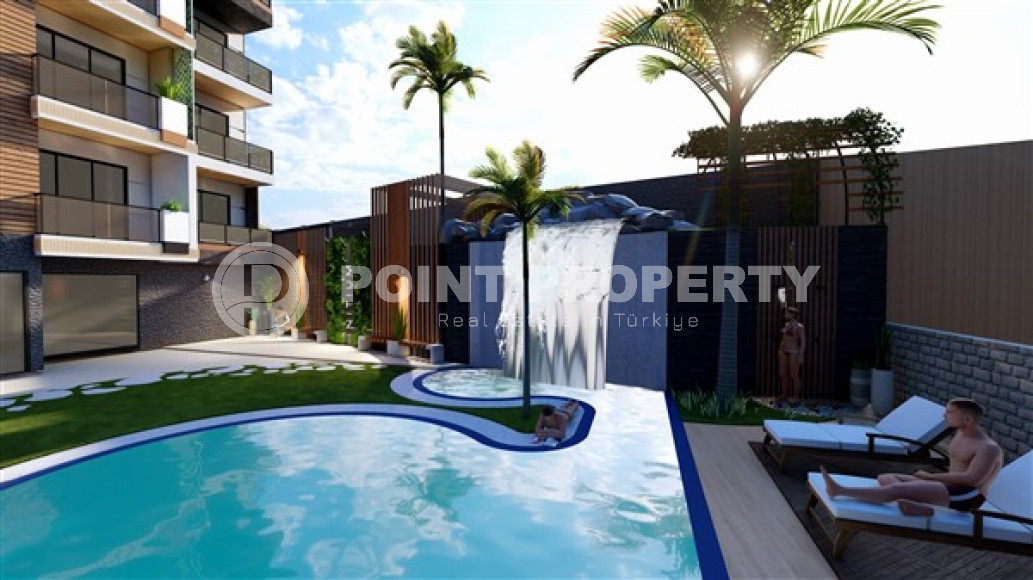 Spacious duplex 3+1, 170m² in a complex under construction, in the Alanya region - Oba-id-1394-photo-13