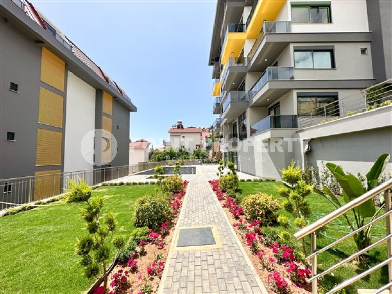 Небольшая квартира с планировкой 1+1 в жилом комплексе 2022 года постройки, район Аланьи- Кестель.-id-4825-фото-11