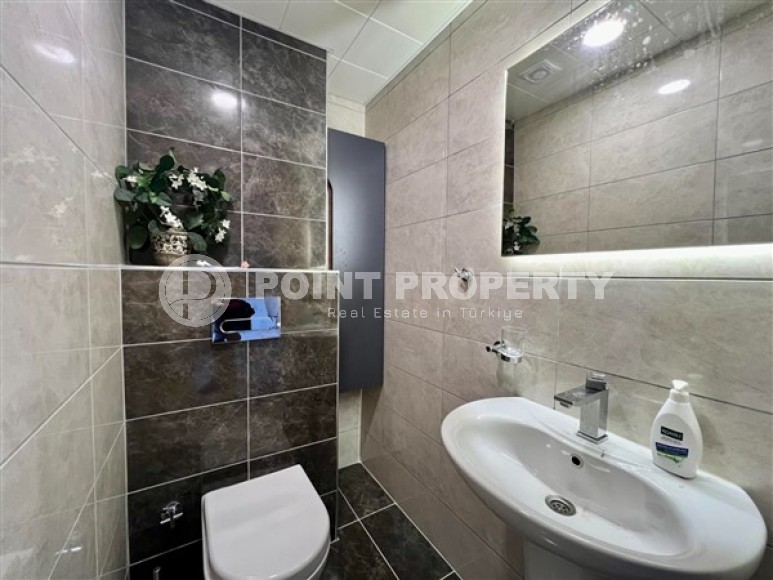 Комфортабельные апартаменты с видом на море, планировкой 2+1 в районе Махмутлар-id-4827-фото-8