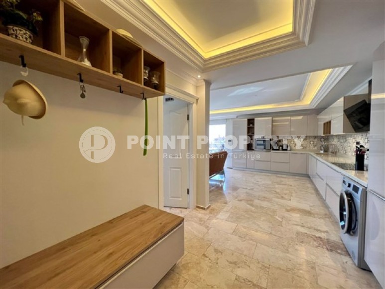 Комфортабельные апартаменты с видом на море, планировкой 2+1 в районе Махмутлар-id-4827-фото-9