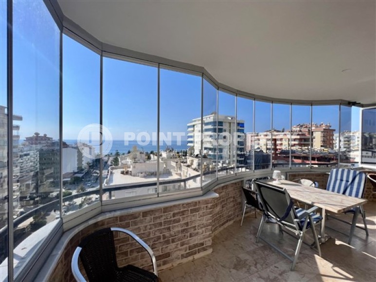 Комфортабельные апартаменты с видом на море, планировкой 2+1 в районе Махмутлар-id-4827-фото-11