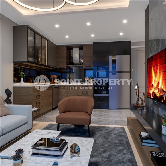 New apartments with an area of 75 - 120 m2 in a residence under construction with excellent infrastructure, Mersin, Tomyuk-id-4830-photo-3