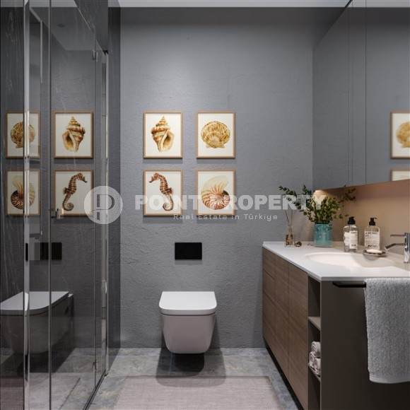 New apartments with an area of 75 - 120 m2 in a residence under construction with excellent infrastructure, Mersin, Tomyuk-id-4830-photo-7