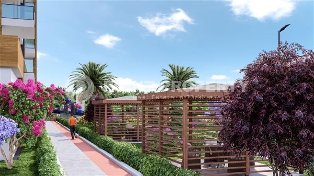 New apartments with an area of 75 - 120 m2 in a residence under construction with excellent infrastructure, Mersin, Tomyuk-id-4830-photo-12