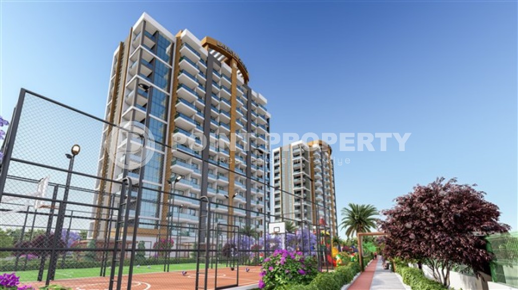 New apartments with an area of 75 - 120 m2 in a residence under construction with excellent infrastructure, Mersin, Tomyuk-id-4830-photo-15