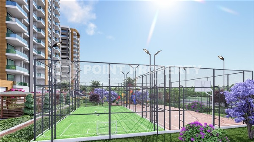 New apartments with an area of 75 - 120 m2 in a residence under construction with excellent infrastructure, Mersin, Tomyuk-id-4830-photo-16