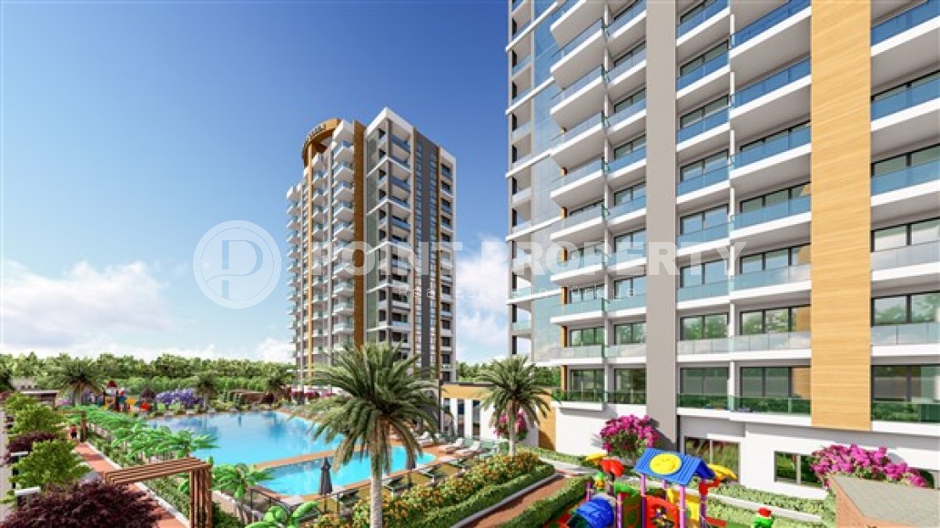 New apartments with an area of 75 - 120 m2 in a residence under construction with excellent infrastructure, Mersin, Tomyuk-id-4830-photo-18