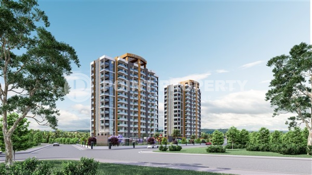 New apartments with an area of 75 - 120 m2 in a residence under construction with excellent infrastructure, Mersin, Tomyuk-id-4830-photo-19