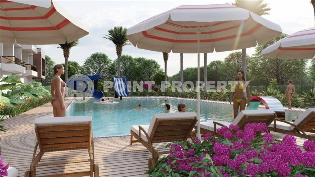 Двухкомнатные квартиры с площадью 48 - 70 м2 по недорогой цене в новом комплексе, Мерсин, Томюк-id-4832-фото-8