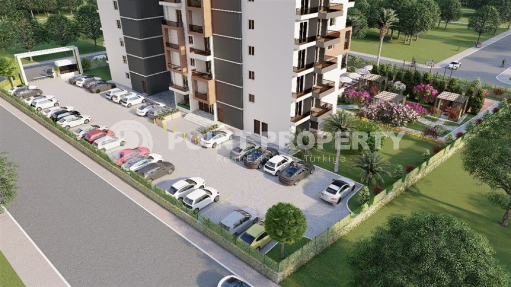 Двухкомнатные квартиры с площадью 48 - 70 м2 по недорогой цене в новом комплексе, Мерсин, Томюк-id-4832-фото-12