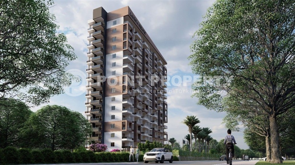 Двухкомнатные квартиры с площадью 48 - 70 м2 по недорогой цене в новом комплексе, Мерсин, Томюк-id-4832-фото-15