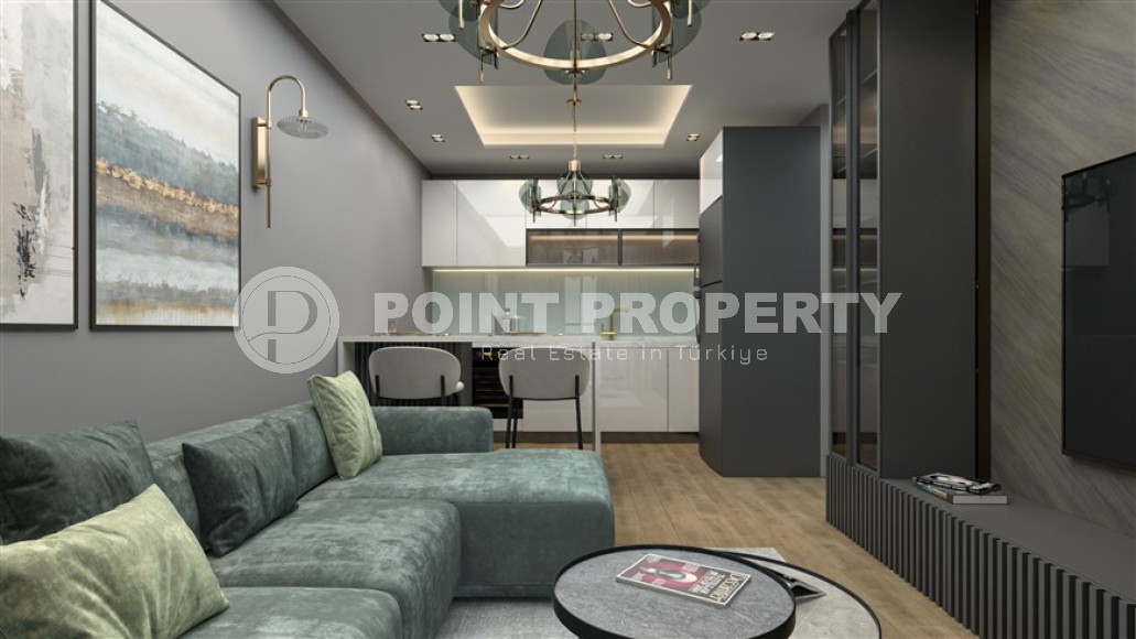 Apartments 1+1 and 2+1 with an area of 65 - 100 m2 in an investment project, Mersin, Teje-id-4835-photo-2