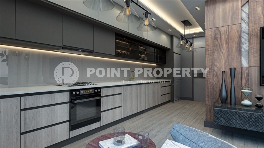 Apartments 1+1 and 2+1 with an area of 65 - 100 m2 in an investment project, Mersin, Teje-id-4835-photo-4