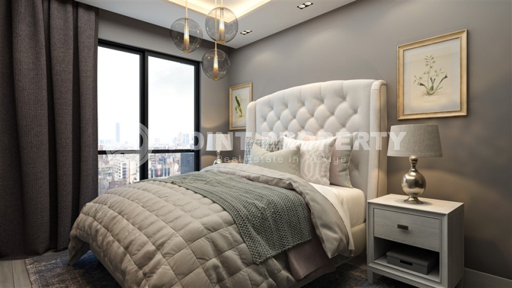 Apartments 1+1 and 2+1 with an area of 65 - 100 m2 in an investment project, Mersin, Teje-id-4835-photo-5