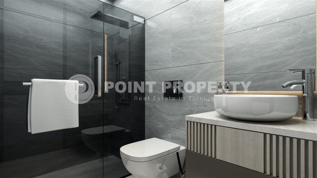 Apartments 1+1 and 2+1 with an area of 65 - 100 m2 in an investment project, Mersin, Teje-id-4835-photo-7