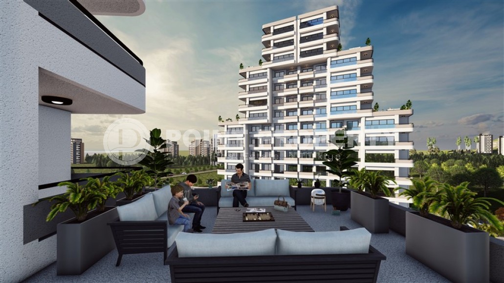 Apartments 1+1 and 2+1 with an area of 65 - 100 m2 in an investment project, Mersin, Teje-id-4835-photo-16