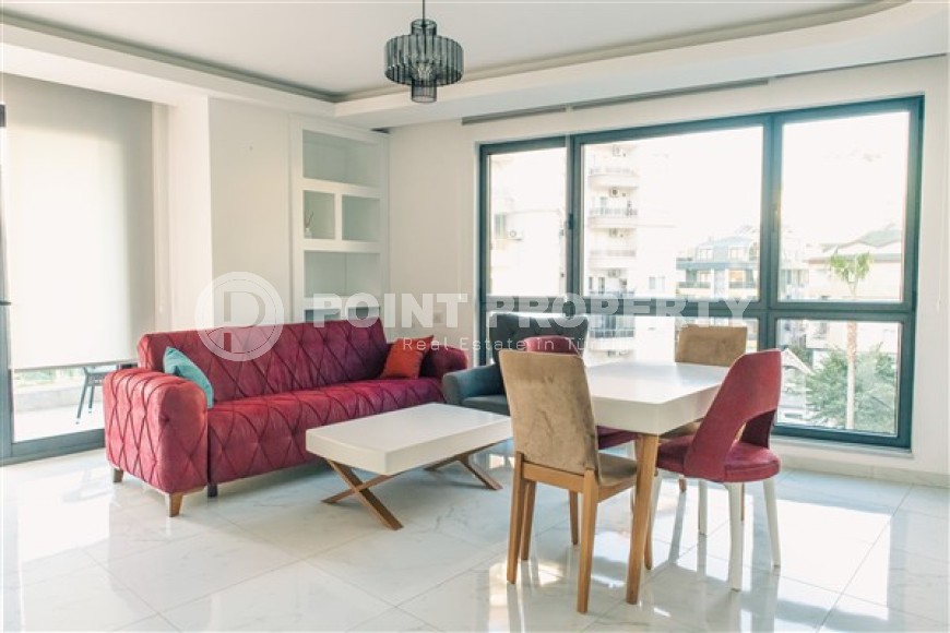 Удобные трёхкомнатные апартаменты 100 м2 с балконом, центр Аланьи-id-4839-фото-2