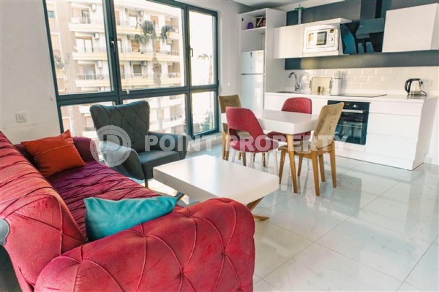 Удобные трёхкомнатные апартаменты 100 м2 с балконом, центр Аланьи-id-4839-фото-4