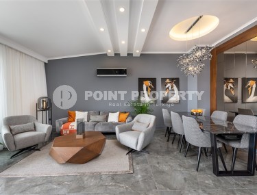 Luxurious duplex apartment with panoramic views of the sea and Alanya fortress, 500 meters from the beach-id-4842-photo-3