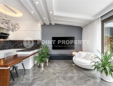 Luxurious duplex apartment with panoramic views of the sea and Alanya fortress, 500 meters from the beach-id-4842-photo-4