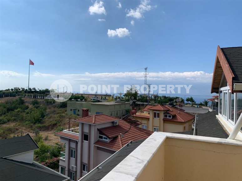 Furnished private villa 6+1, 290m² in the mountainous area of the center of Alanya Buykhasbahce.-id-1395-photo-25