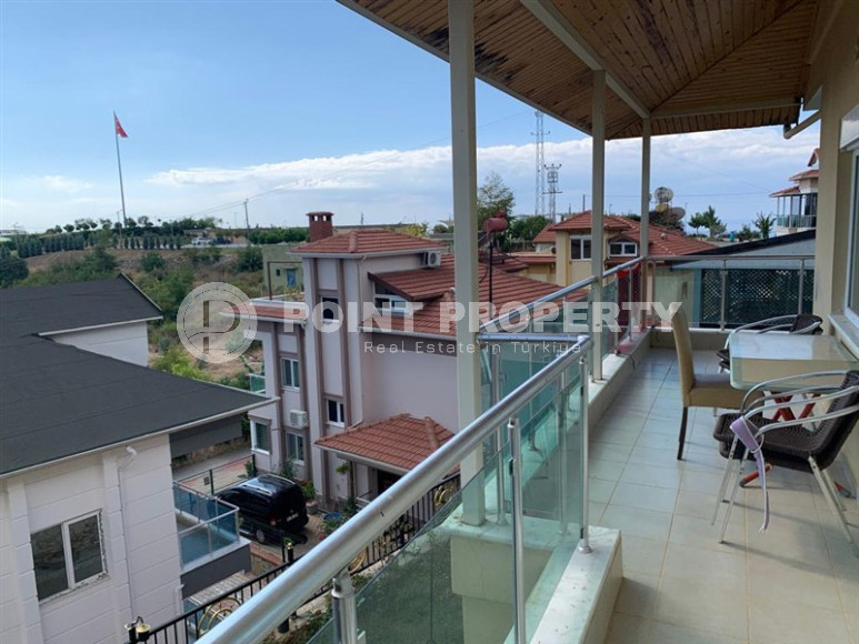 Furnished private villa 6+1, 290m² in the mountainous area of the center of Alanya Buykhasbahce.-id-1395-photo-28