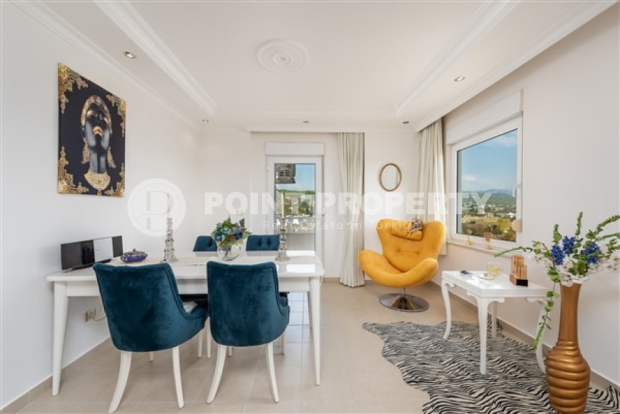 Comfortable 3+1 duplex two and a half kilometers from the sea in the picturesque area of Alanya - Turkler-id-4845-photo-3