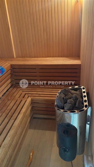 Большая двухуровневая квартира на 3-м этаже с мансардой, с роскошными панорамными видами на море и крепость Аланьи-id-4848-фото-10