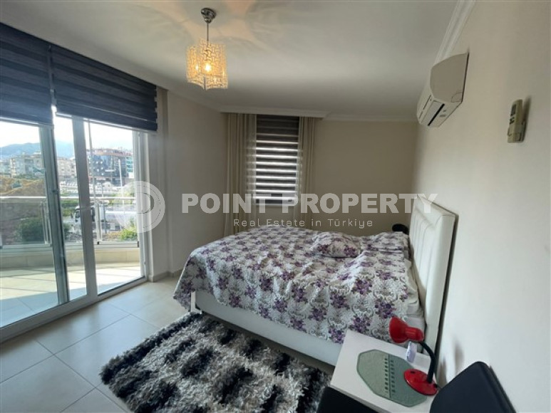 Furnished apartment 2+1, 110m² with sea and mountain views in an elite complex in Cikcilli.-id-1396-photo-10