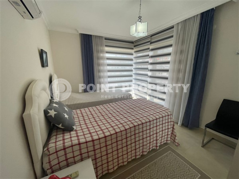 Furnished apartment 2+1, 110m² with sea and mountain views in an elite complex in Cikcilli.-id-1396-photo-12